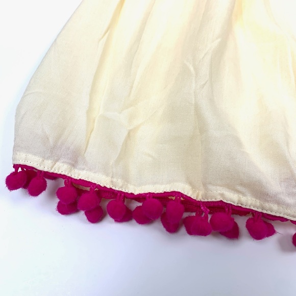 A&B Dress Multi Color Embroidered Pompom Dress - Picture 10 of 13